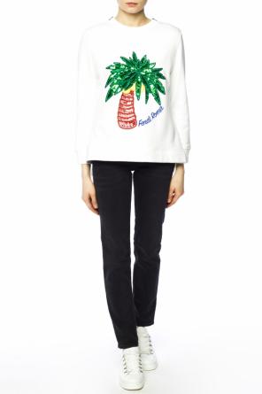 Sweatshirt with embroidered pattern, zdjęcie 2 Sweatshirt with embroidered pattern od Fendi